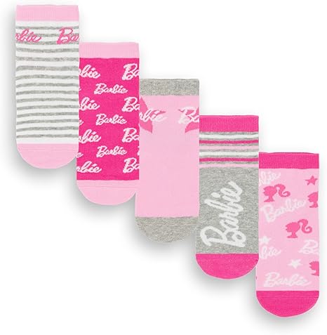 BARBIE 2 PAIR KIDS MINI SOCKS
